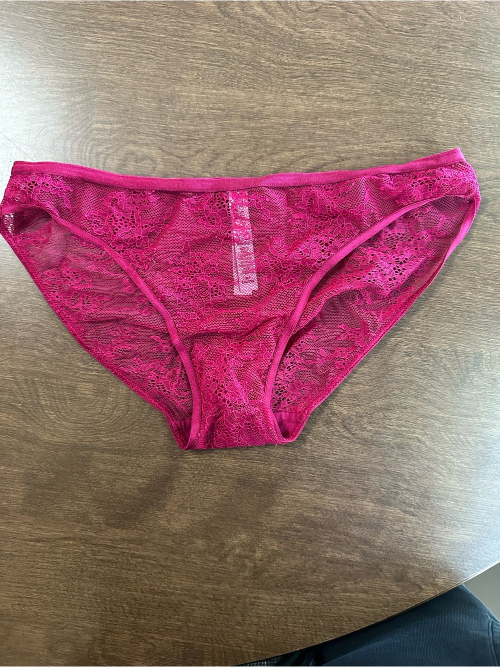 Victoria’s Secret -Lace Bikini Briefs in Rich Fuchsia